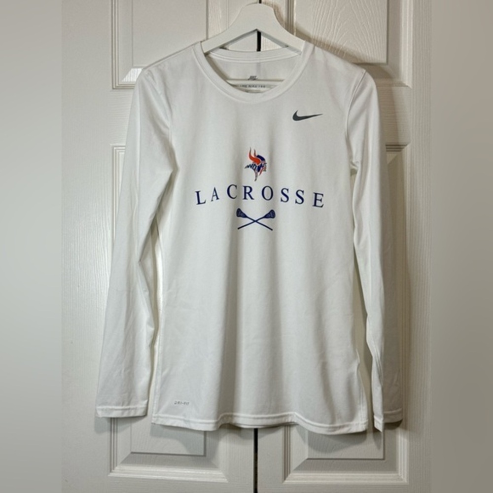 NIKE LACROSSE DRI-FIT Women's Longsleeve White  Small